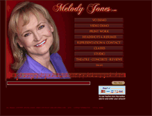 Tablet Screenshot of melodyjones.com